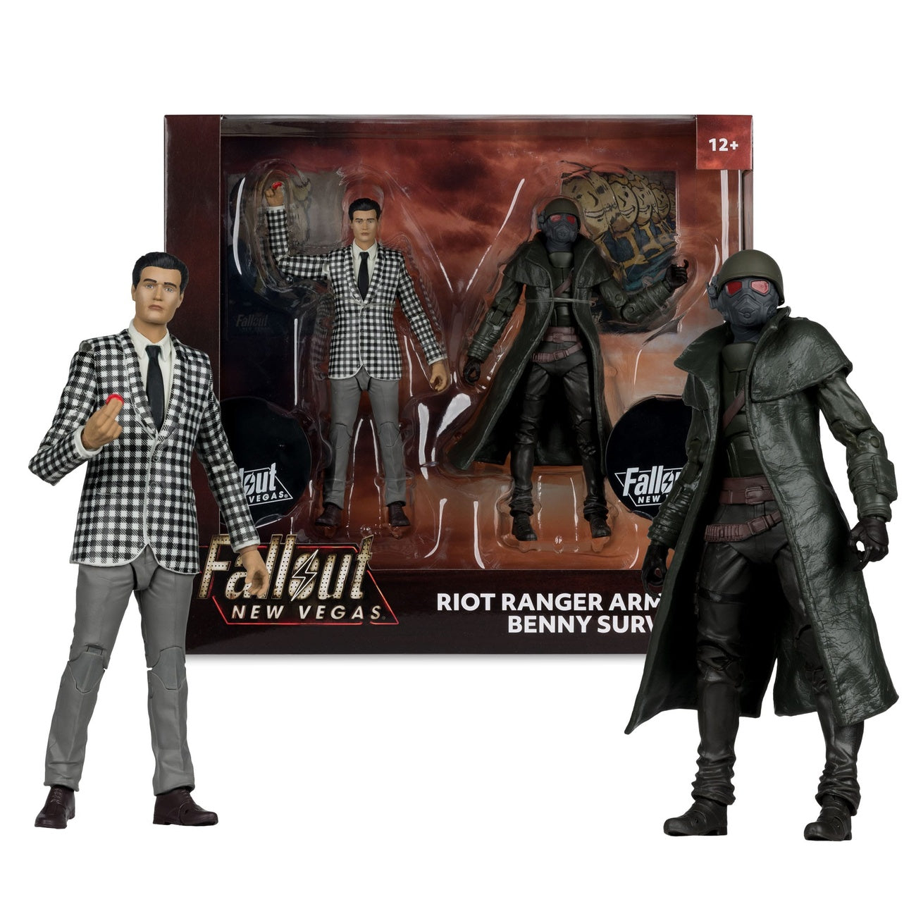 Imagen del producto Fallout: New Vegas Estatuas Pack de 2 Riot Ranger Armor & Benny Survivor 18 cm