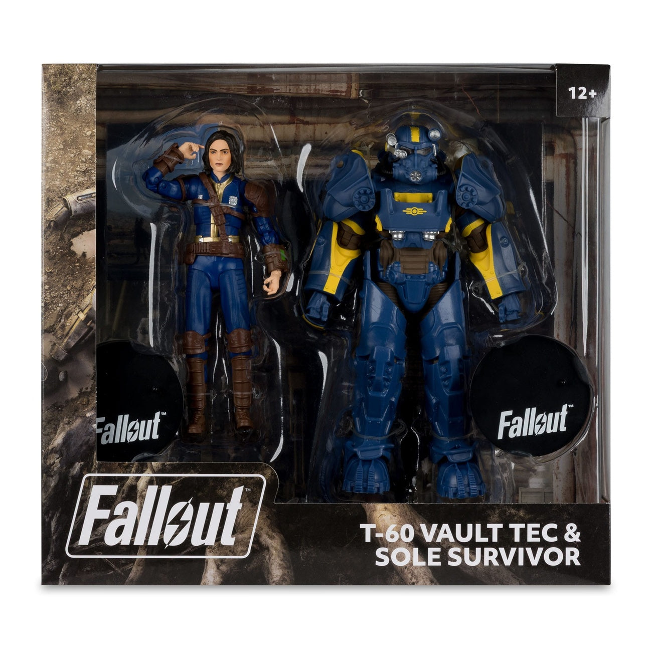 Imagen del producto Fallout 4 Estatuas Pack de 2 T-60 Vault-Tec & Sole Survivor 18 cm