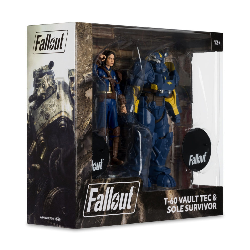 Imagen del producto Fallout 4 Estatuas Pack de 2 T-60 Vault-Tec & Sole Survivor 18 cm