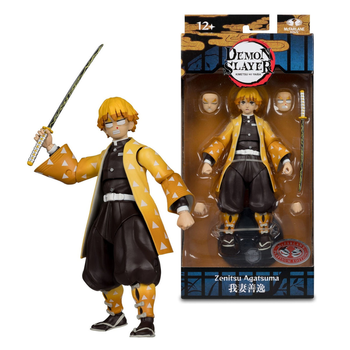 Imagen del producto Demon Slayer Figura de acción Zenitsu Agatsuma Platinum Edition 15 cm