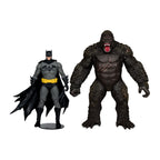 Imagen del producto DC Justice League Monsterverse DC Multiverse Pack de 2 figuras de acción Batman & Kong 29 cm