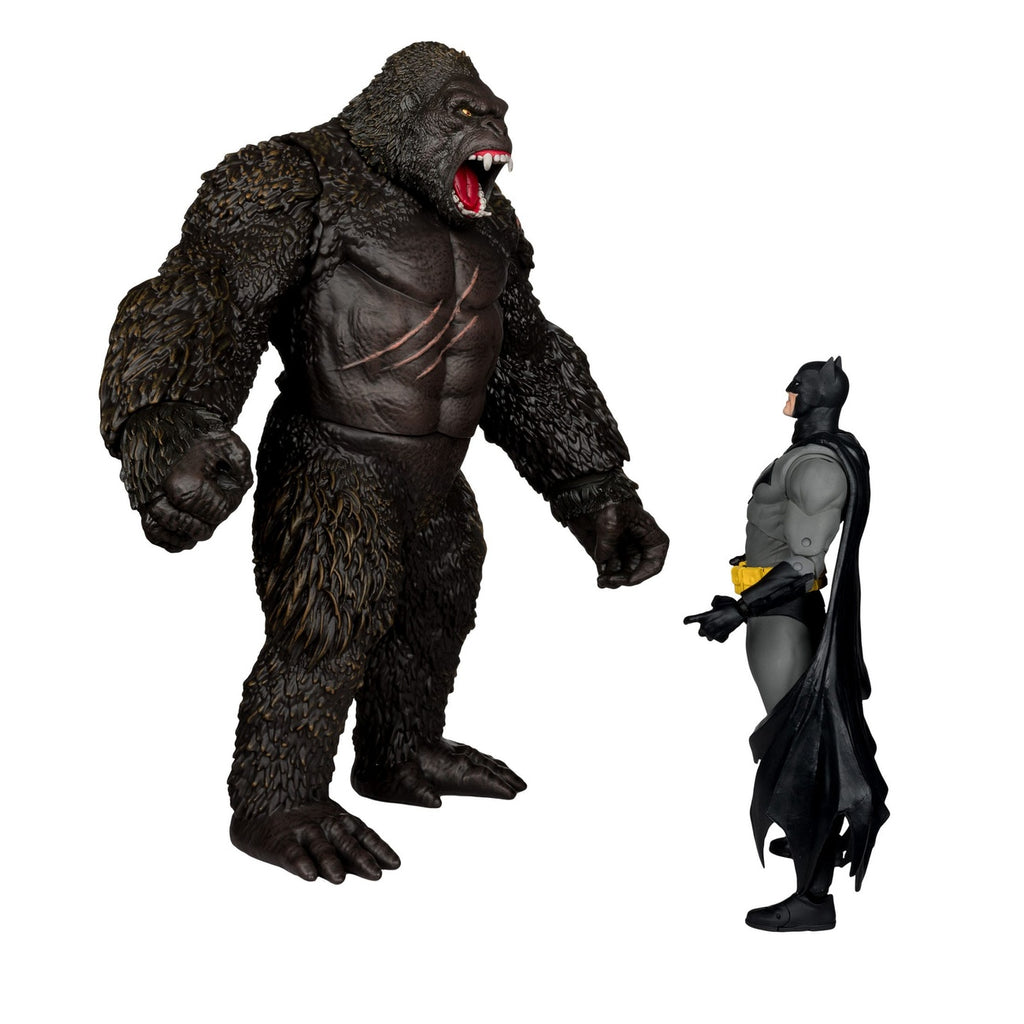 Imagen del producto DC Justice League Monsterverse DC Multiverse Pack de 2 figuras de acción Batman & Kong 29 cm