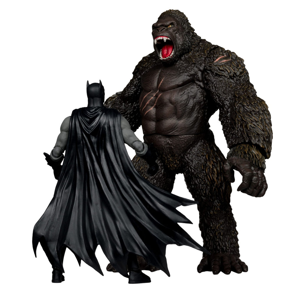 Imagen del producto DC Justice League Monsterverse DC Multiverse Pack de 2 figuras de acción Batman & Kong 29 cm
