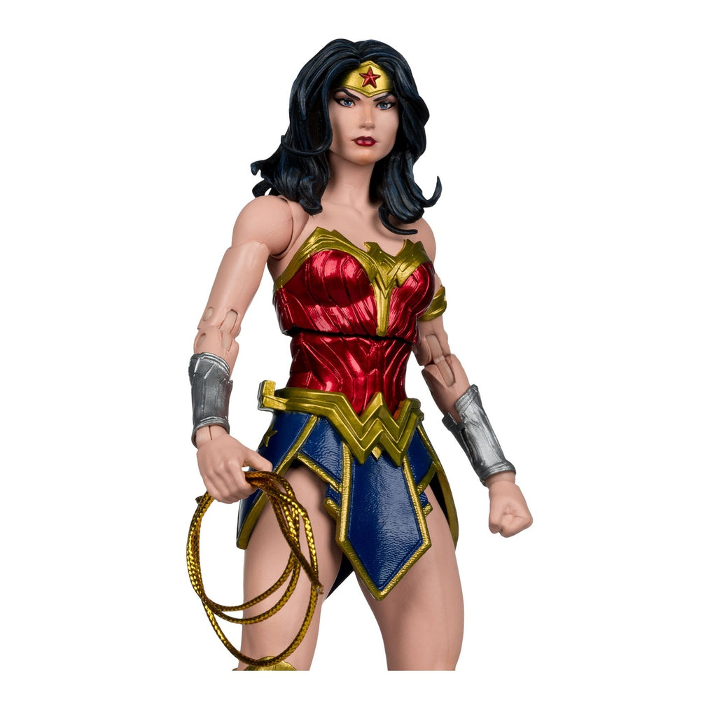 Imagen del producto DC Justice League Monsterverse DC Multiverse Pack de figuras de acción 2-pack Wonder Woman vs Atomic Blast Godzilla 18 cm