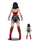 Imagen del producto DC Justice League Monsterverse DC Multiverse Pack de figuras de acción 2-pack Wonder Woman vs Atomic Blast Godzilla 18 cm