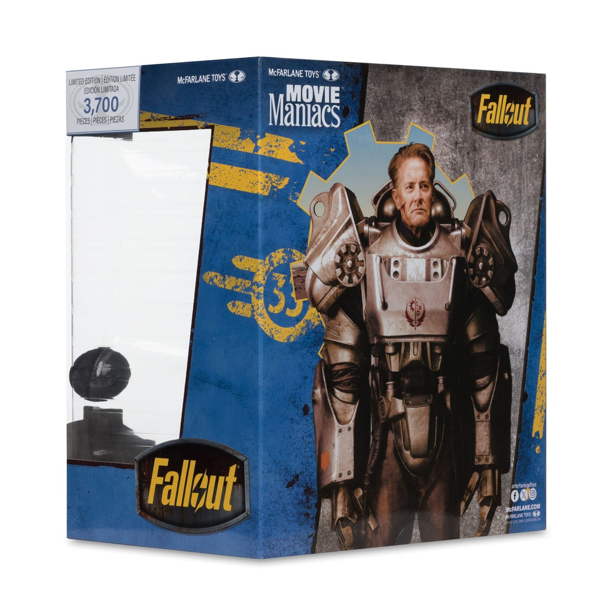 Imagen del producto Fallout Movie Maniacs figura de acción Hank Maclean (Temporada 2) (Red Platinum Edition) 17 cm