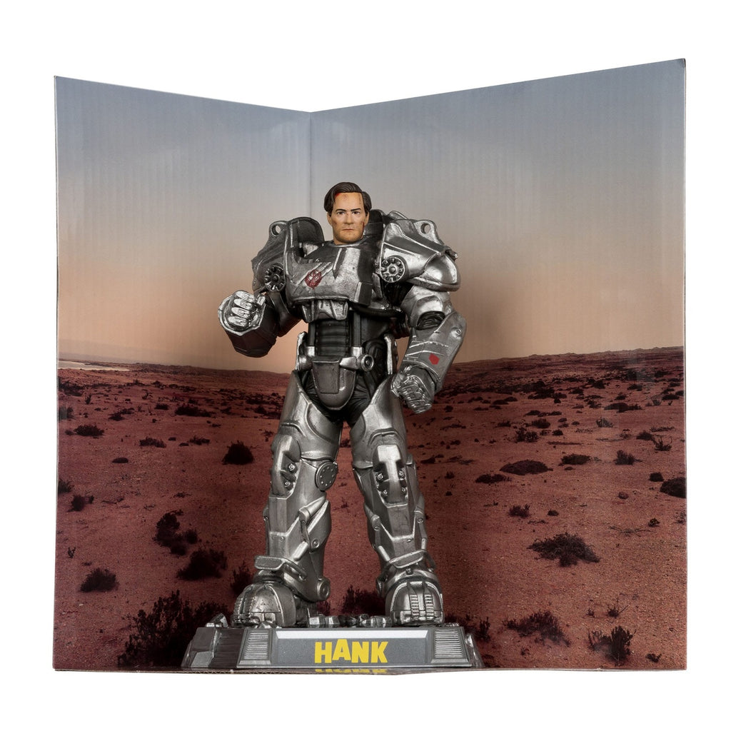 Imagen del producto Fallout Movie Maniacs figura de acción Hank Maclean (Temporada 2) (Red Platinum Edition) 17 cm