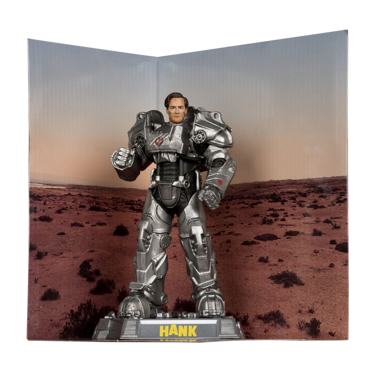 Imagen del producto Fallout Movie Maniacs figura de acción Hank Maclean (Temporada 2) (Red Platinum Edition) 17 cm