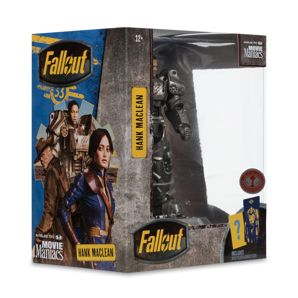 Imagen del producto Fallout Movie Maniacs figura de acción Hank Maclean (Temporada 2) (Red Platinum Edition) 17 cm