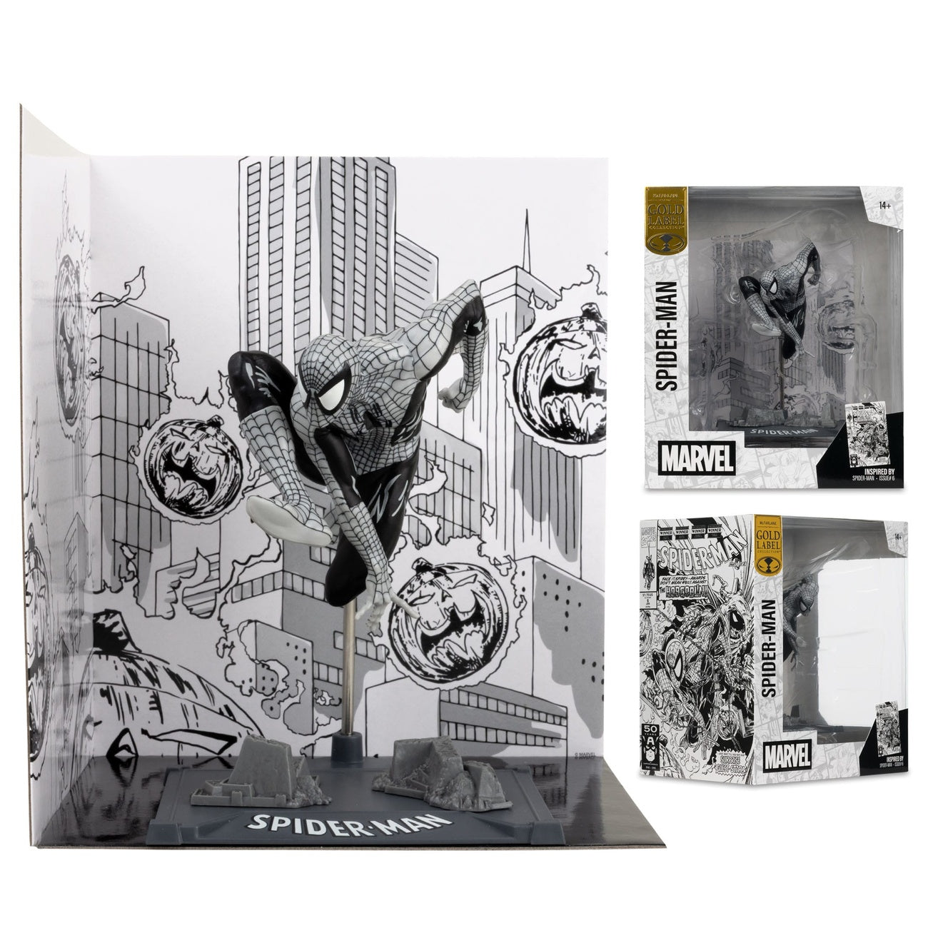 Product image Marvel Collection PVC Statue 1/10 Spider-Man (Spider-Man #6) (Line Art) (Gold Label) 10 cm