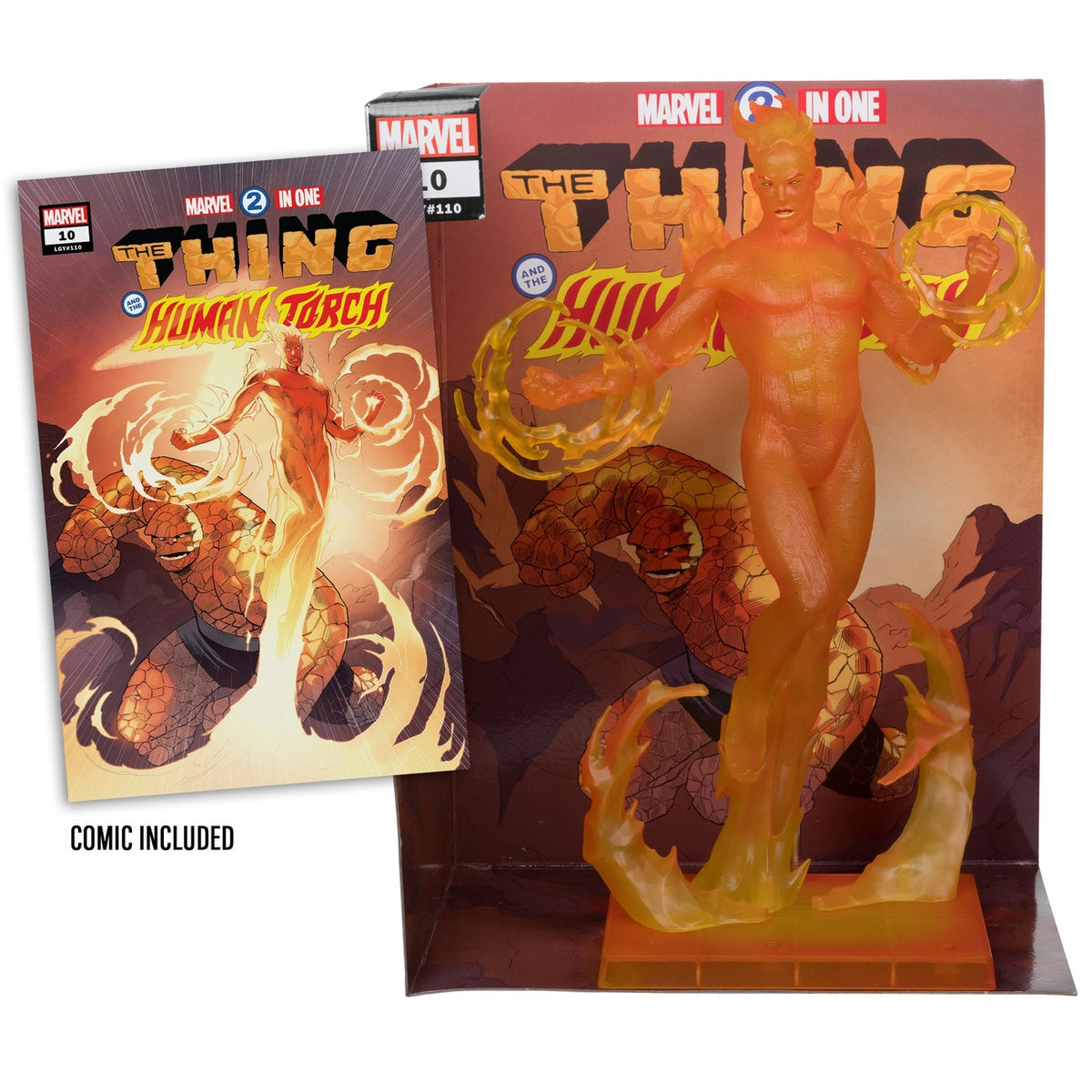 Imagen del producto Marvel Collection Estatua PVC 1/6 Human Torch (Marvel 2 in 1 n.º 10) 29 cm