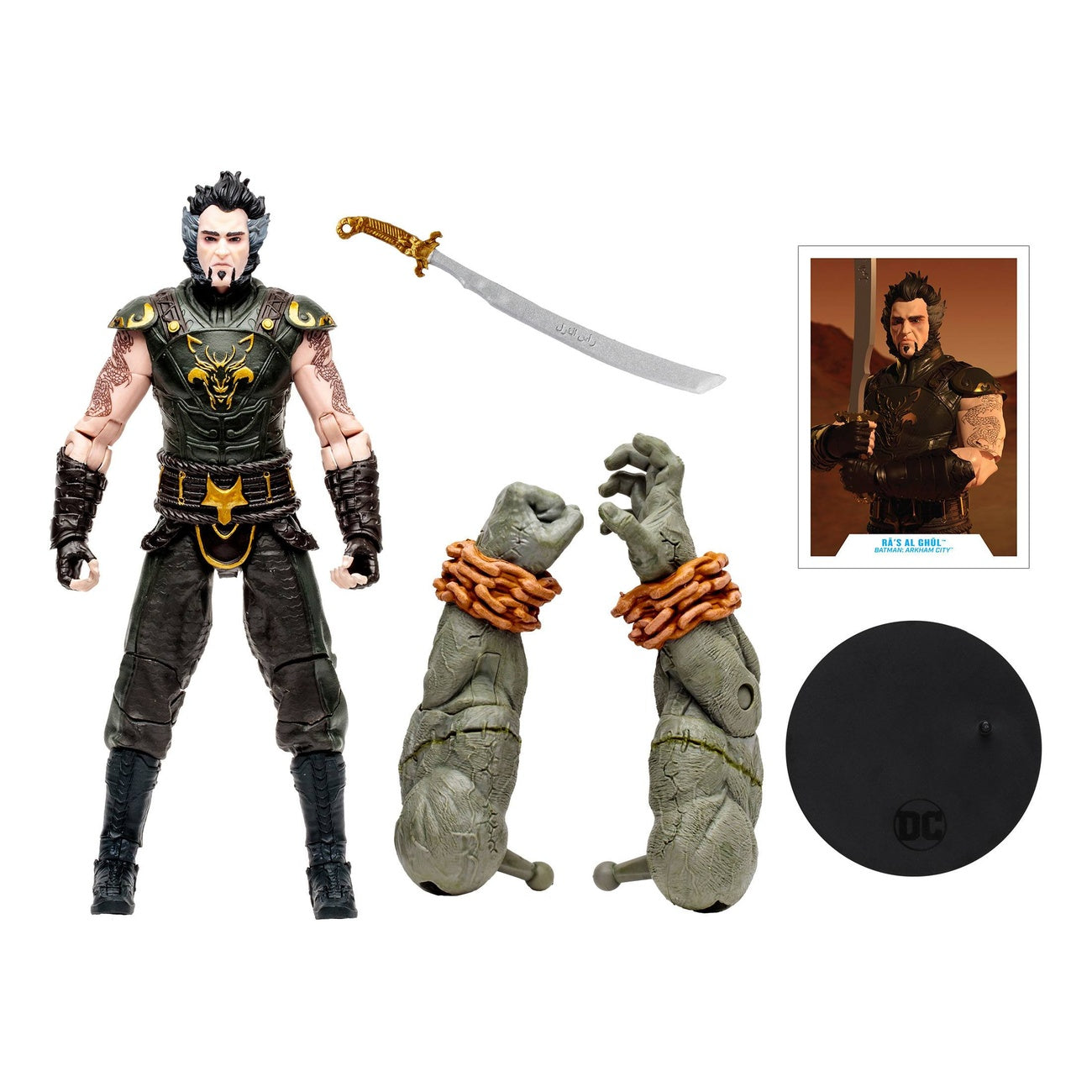 Imagen del producto Figura de acción DC Gaming Build A Ra's Al Ghul (Arkham City) 18 cm
