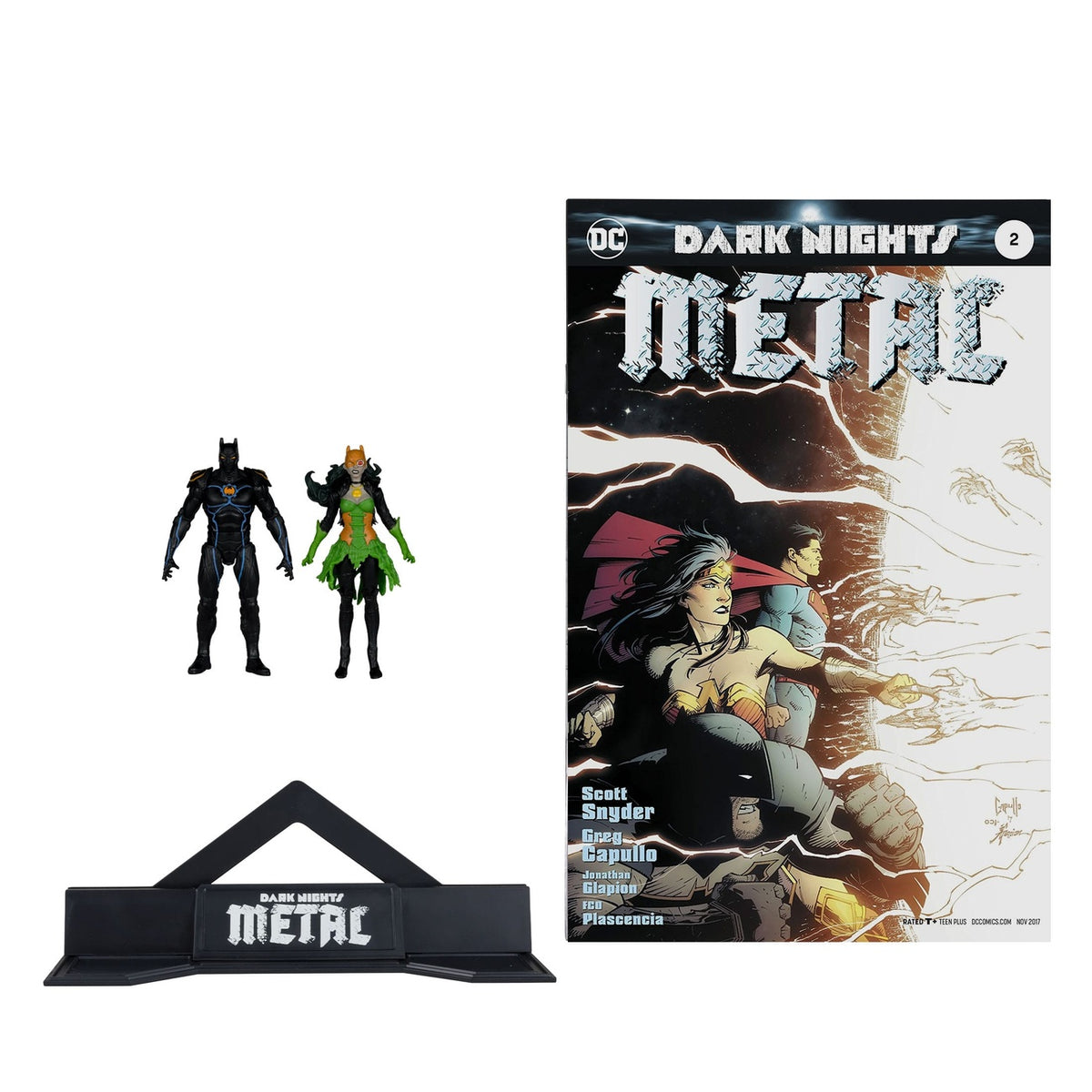 Imagen del producto DC Direct Page Punchers pack de 2 figuras de acción Batman of Earth-44 & Batman of Earth-11 (Dark Nights: Metal) 8 cm