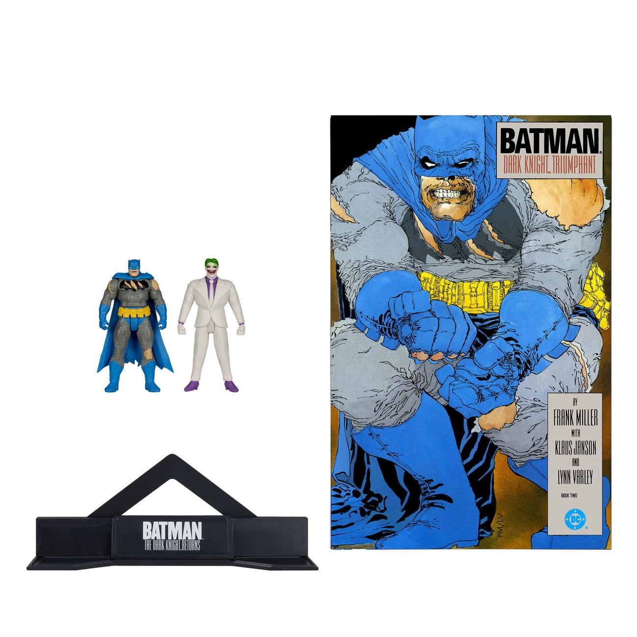 Imagen del producto DC Direct Page Punchers pack de 2 figuras de acción Batman & The Joker (Batman: The Dark Knight Returns) 8 cm
