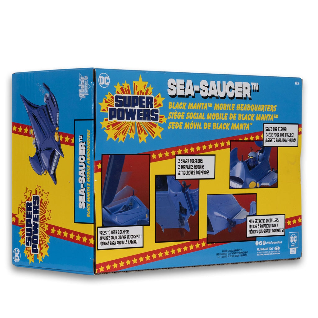 Imagen del producto DC Direct Super Powers Vehículo Black Manta Sea Saucer 10 cm