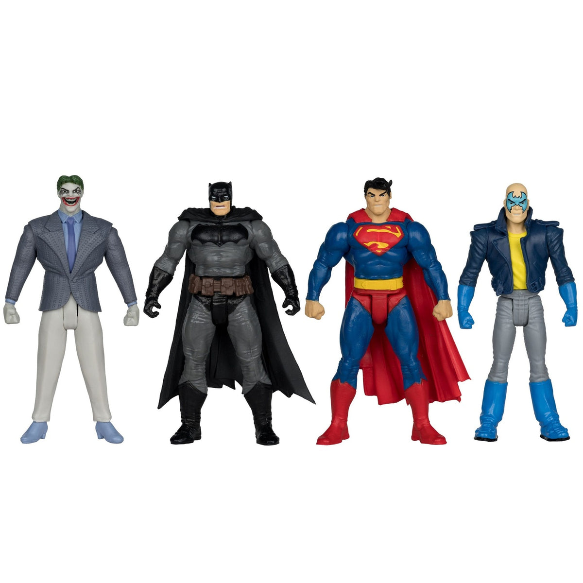 Imagen del producto DC Direct Page Punchers Figuras de acción Pack de 4 Batman & Son of Batman & Superman & Joker 7 cm