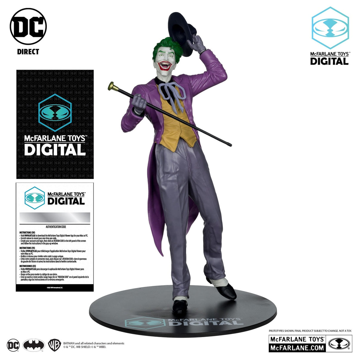 Imagen del producto DC Direct Estatua PVC 1/6 The Joker by Jason Fabok (McFarlane Digital) 29 cm