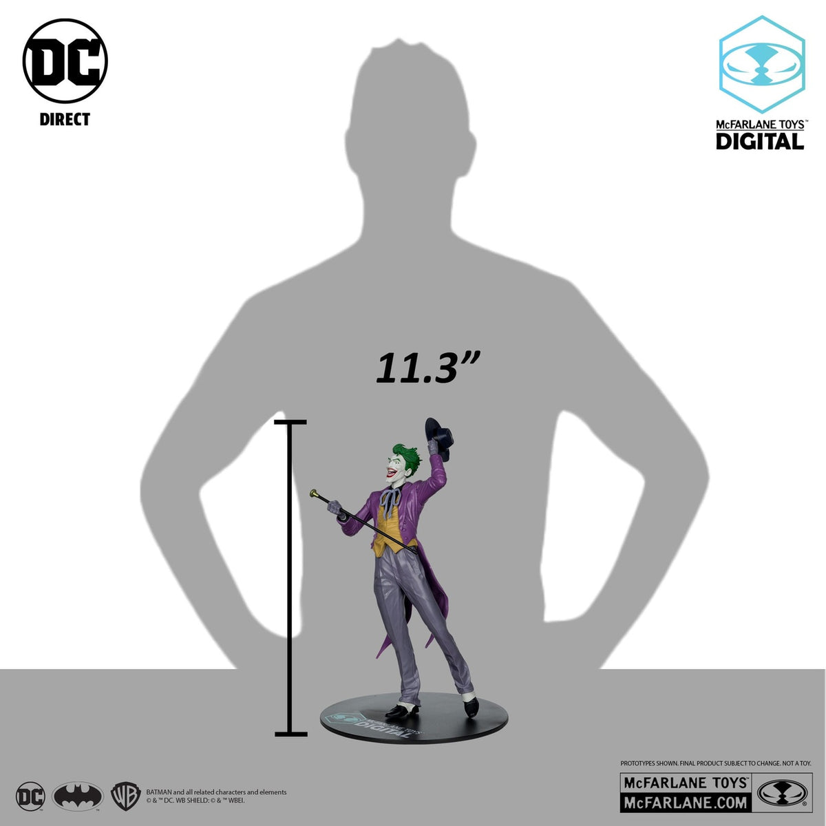 Imagen del producto DC Direct Estatua PVC 1/6 The Joker by Jason Fabok (McFarlane Digital) 29 cm