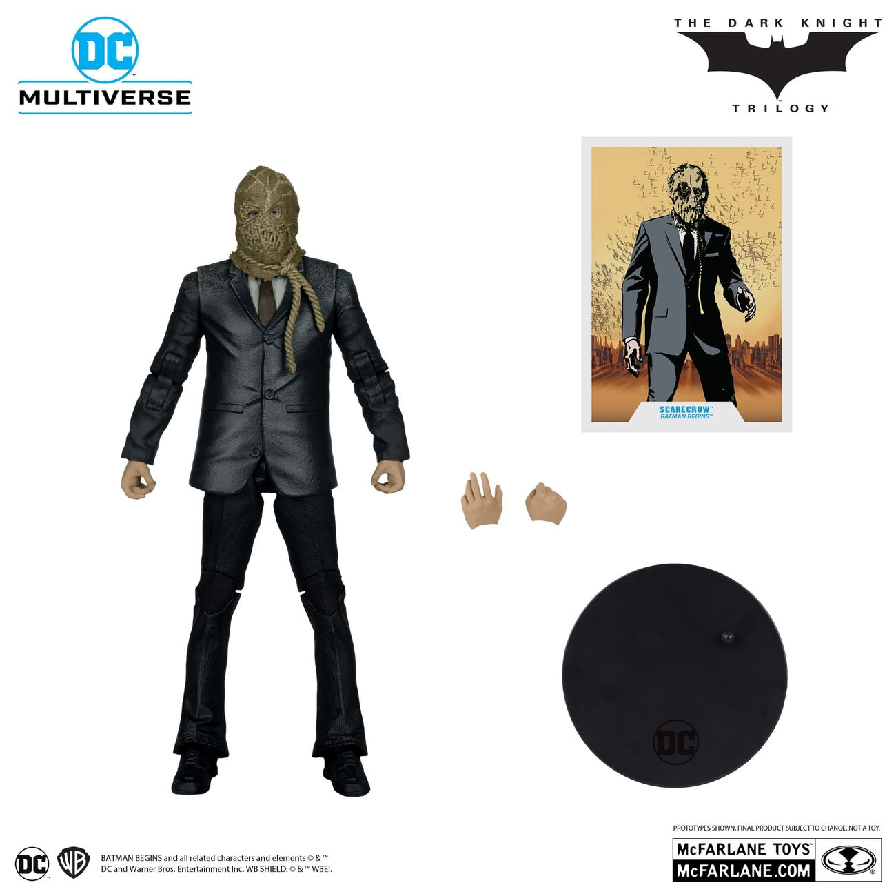 Imagen del producto Batman Begins DC Multiverse Figura de acción Scarecrow (Chase Version) 18 cm