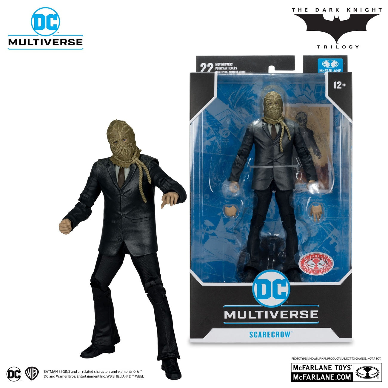 Imagen del producto Batman Begins DC Multiverse Figura de acción Scarecrow (Chase Version) 18 cm