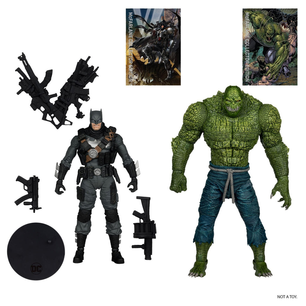 Imagen del producto DC Multiverse McFarlane Collector Edition figuras de acción pack de 2 #03 Batman vs. Killer Croc 18 cm