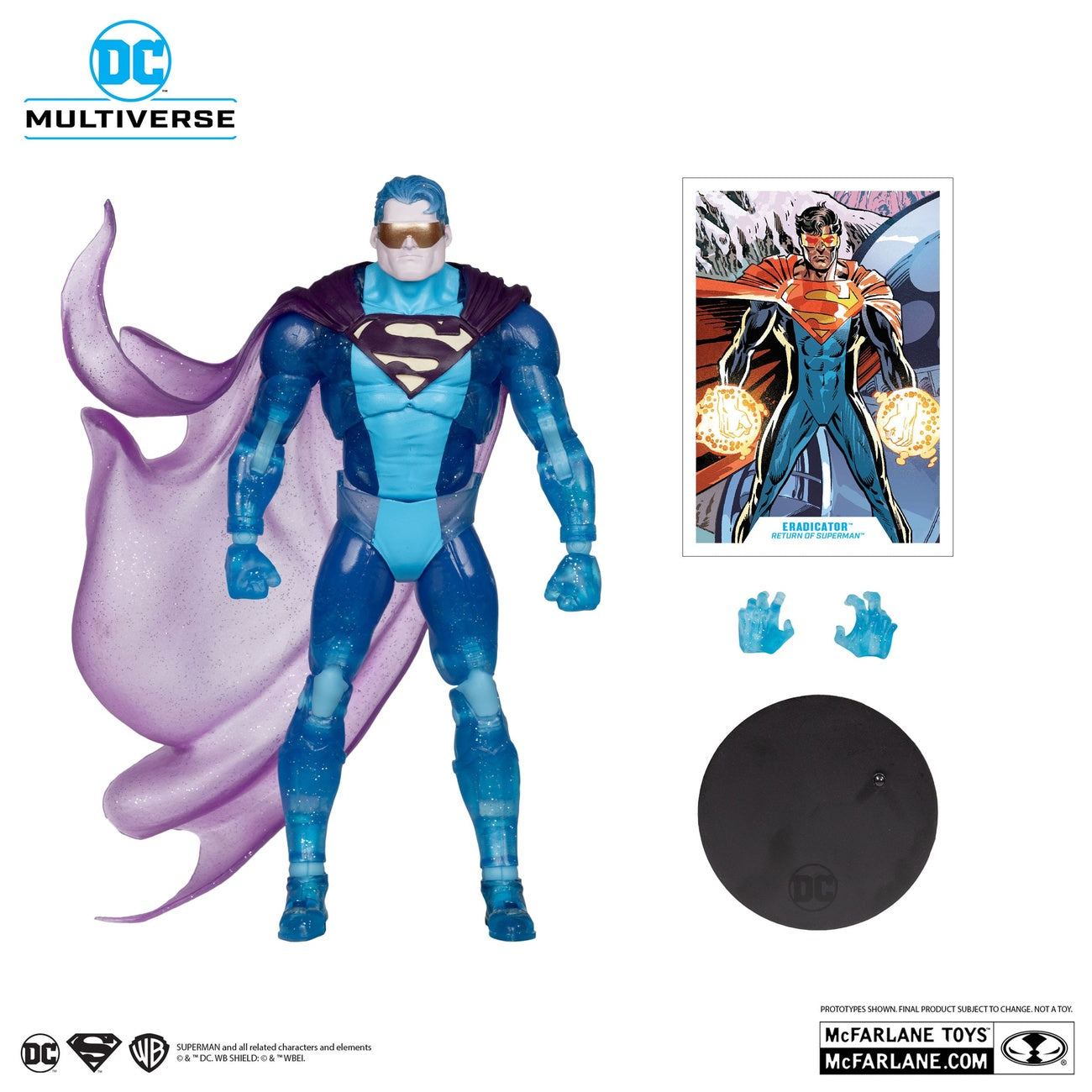Imagen del producto Return of Superman figura DC Multiverse Eradicator (Platinum Edition) 18 cm