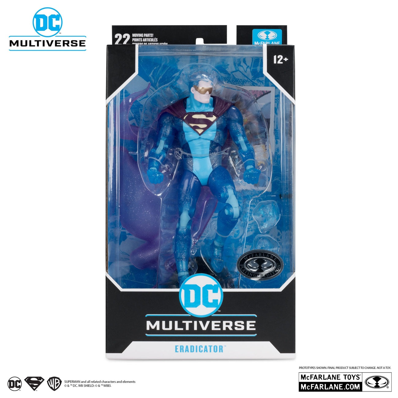 Imagen del producto Return of Superman figura DC Multiverse Eradicator (Platinum Edition) 18 cm