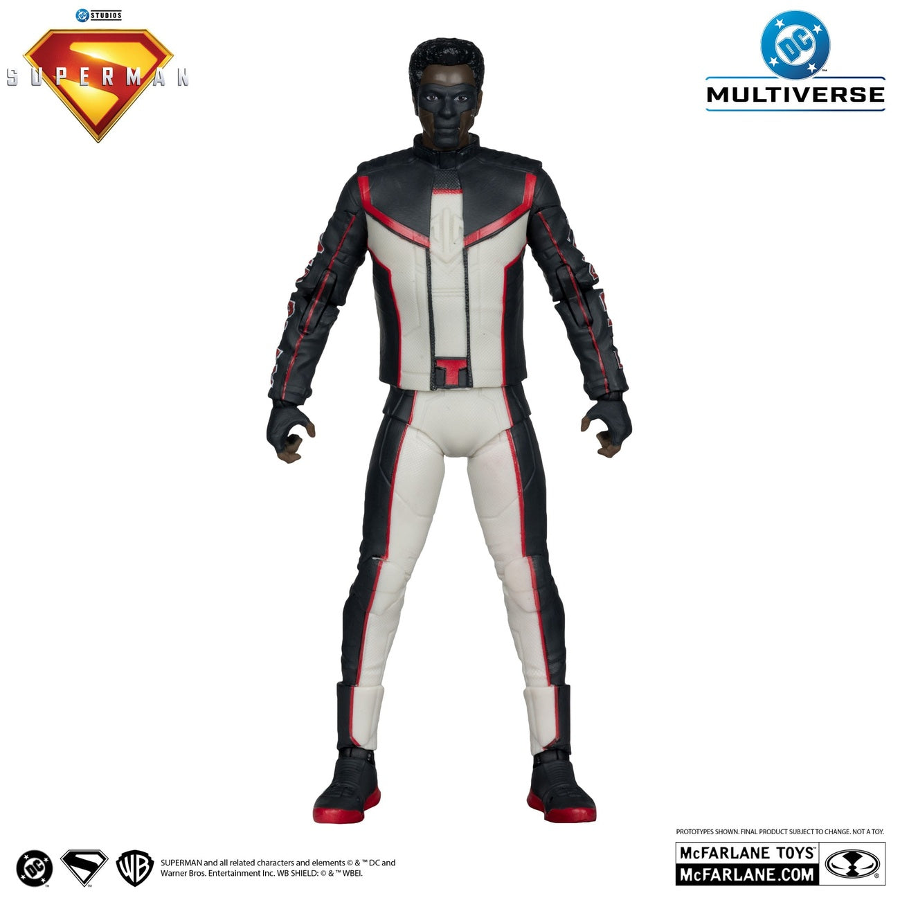 Imagen del producto Superman (2025) DC Multiverse Deluxe Theatrical Edition figura de acción Mr. Terrific (Red Platinum Edition) 18 cm