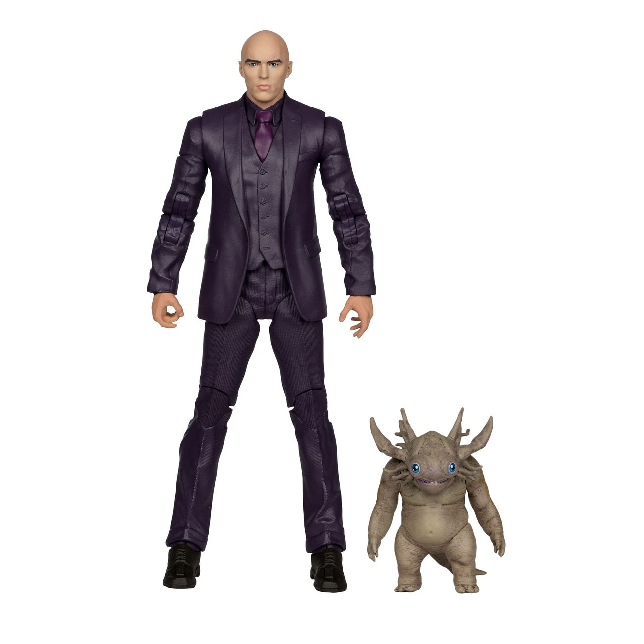 Imagen del producto Superman (2025) DC Multiverse Figura de acción Deluxe Lex Luthor with Baby Kaiju (Deluxe Theatrical Edition) 18 cm