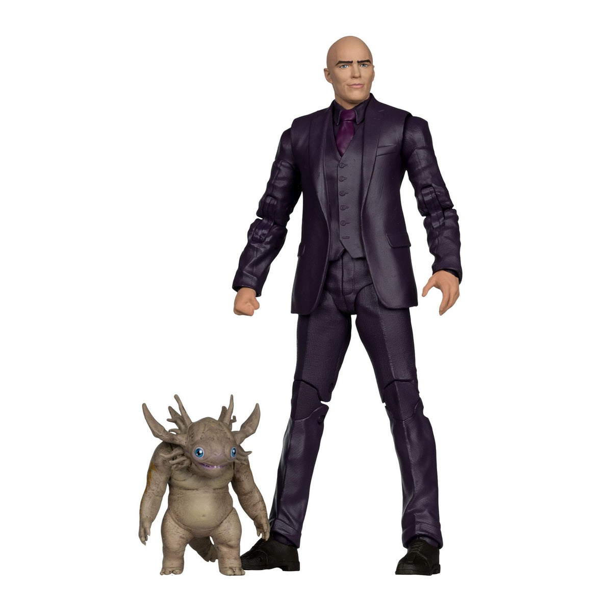 Imagen del producto Superman (2025) DC Multiverse Figura de acción Deluxe Lex Luthor with Baby Kaiju (Deluxe Theatrical Edition) 18 cm