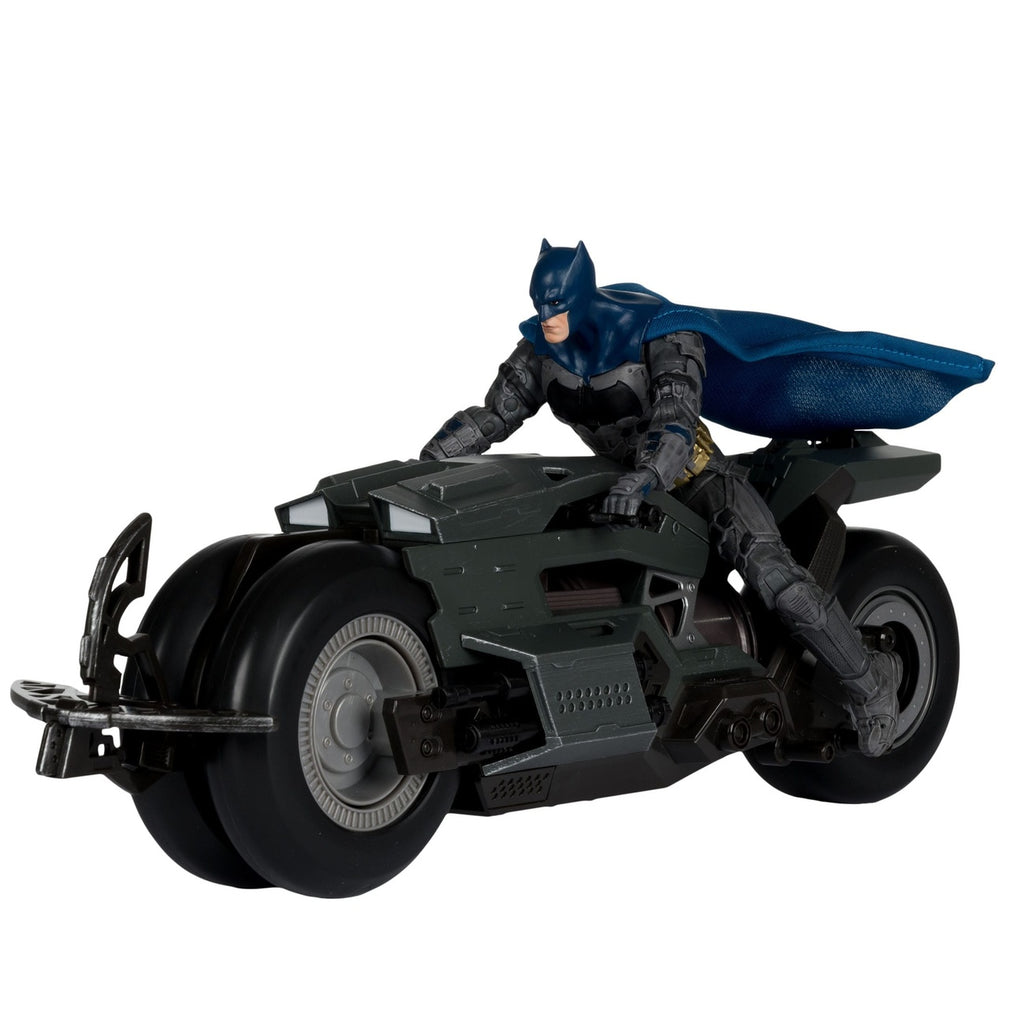 Imagen del producto The Flash DC Multiverse Vehículo Batcycle con Batman