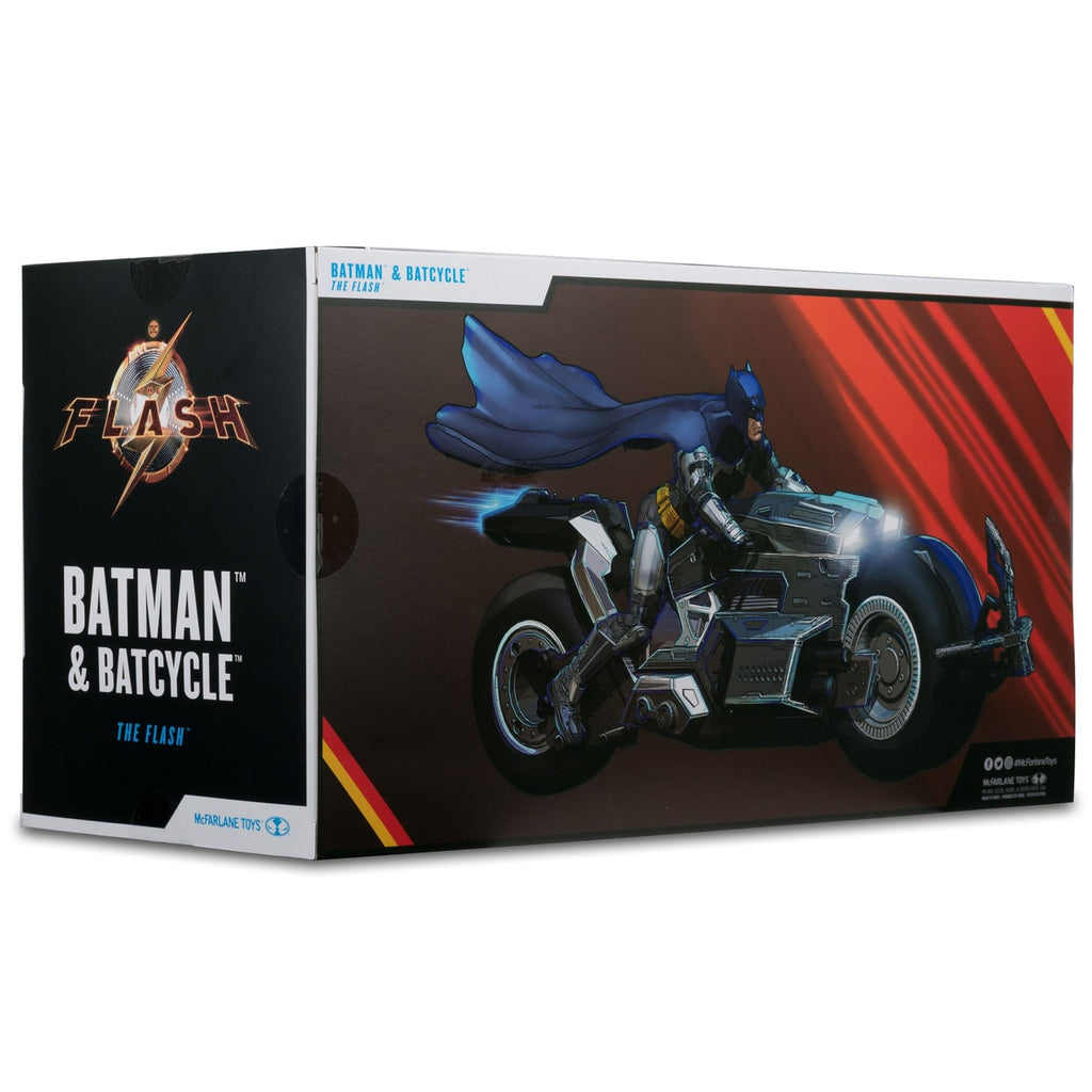 Imagen del producto The Flash DC Multiverse Vehículo Batcycle con Batman