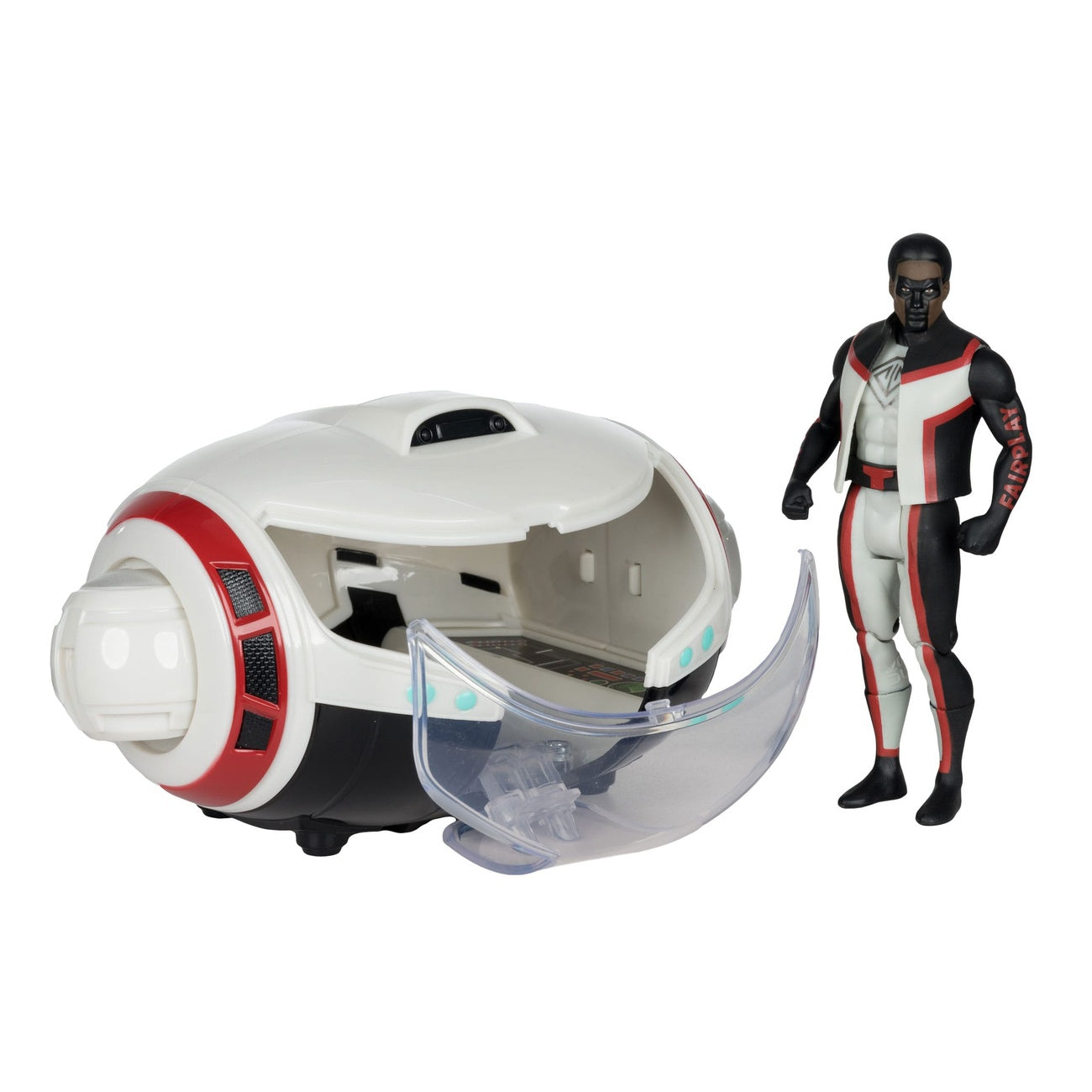 Imagen del producto Superman (2025) Figura de acción DC Direct Super Powers con vehículo Mr. Terrific & T-Craft