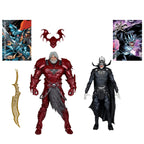 Imagen del producto DC Multiverse McFarlane Collector Edition Figuras de acción Pack de 2 n.º 04 Batman Who Laughs (Knight Armor) & Merciless (Dark)