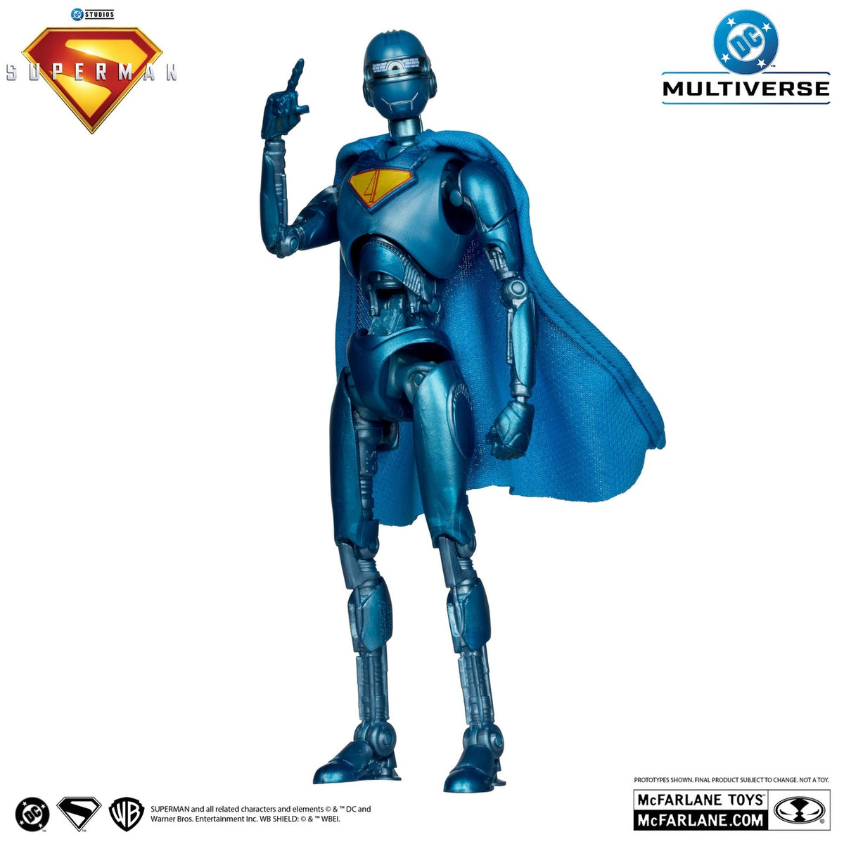Imagen del producto Superman (2025) DC Multiverse figura de acción deluxe Superman Robot (Red Platinum Edition) 18 cm