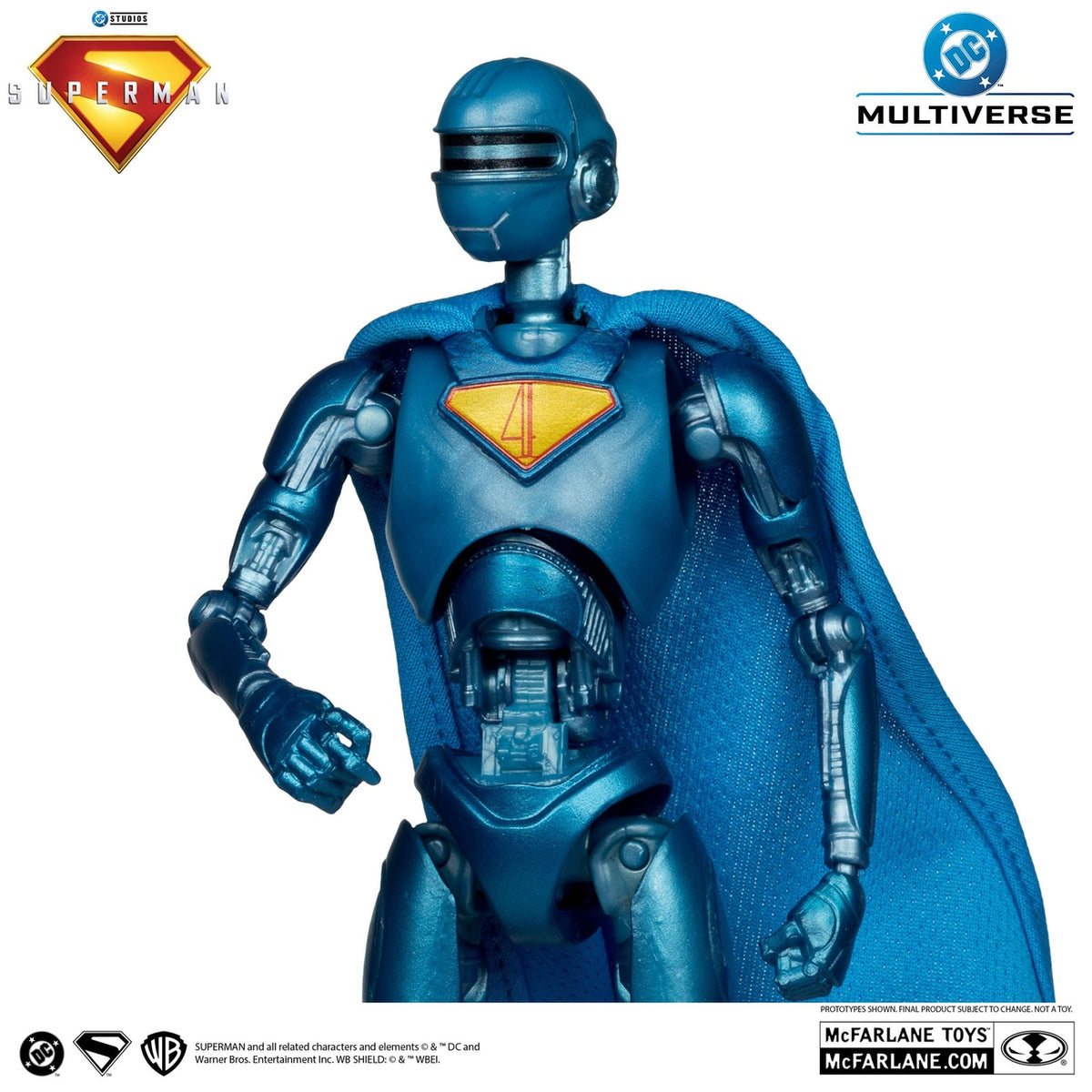 Imagen del producto Superman (2025) DC Multiverse figura de acción deluxe Superman Robot (Red Platinum Edition) 18 cm