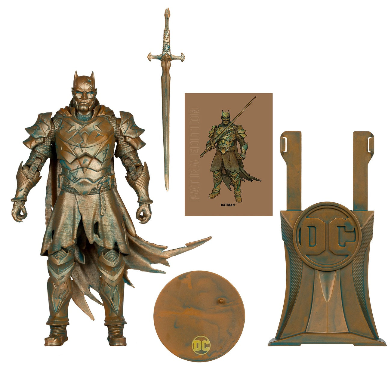 Imagen del producto Figura de acción DC Multiverse Batman (Dark Knights of Steel) (Gold Label) 18 cm
