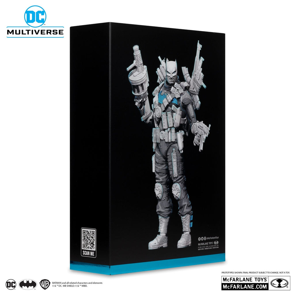 Imagen del producto Figura de acción DC Multiverse The Grim Knight (Dark Nights: Metal) (Black & White Accent Edition) (Gold Label) 18 cm