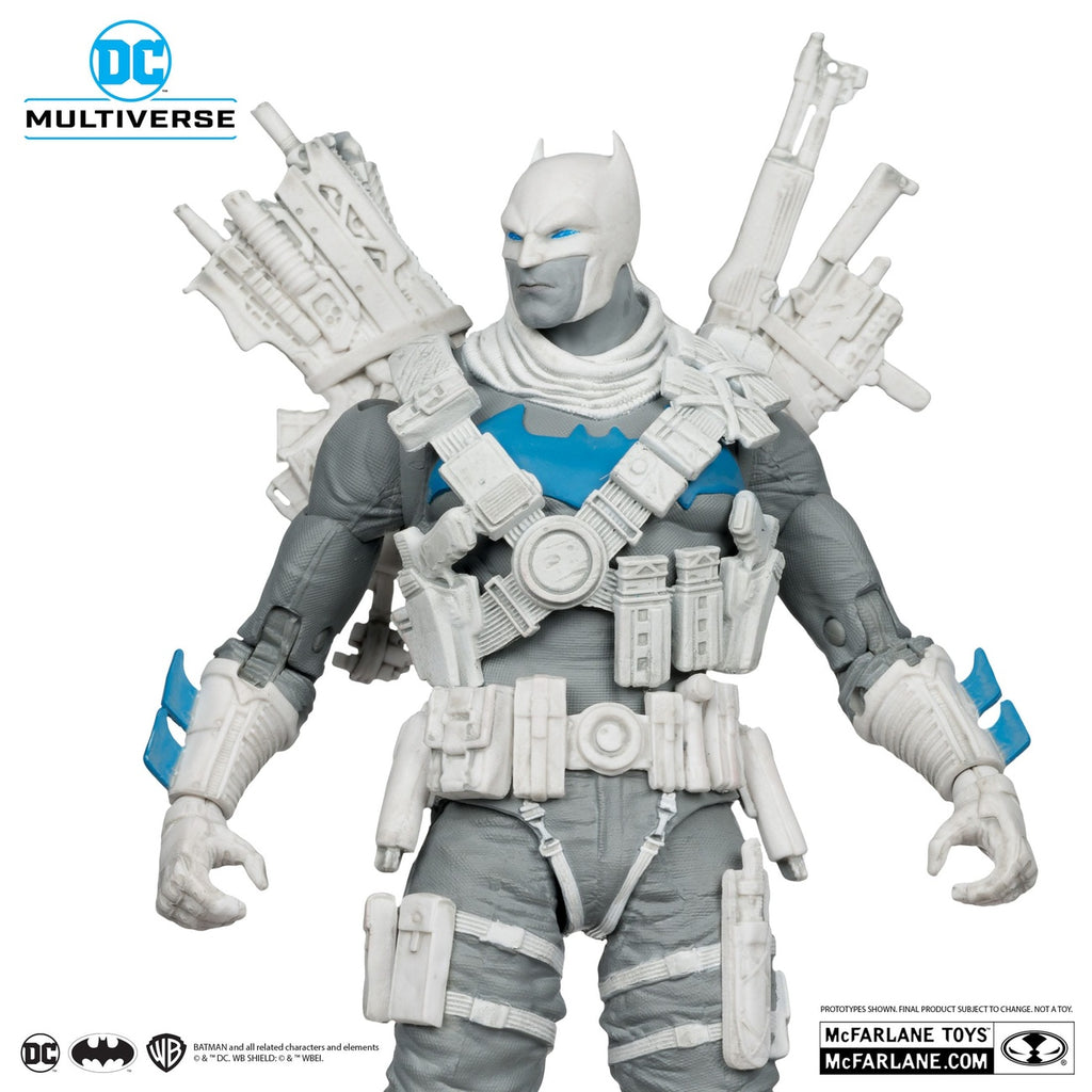 Imagen del producto Figura de acción DC Multiverse The Grim Knight (Dark Nights: Metal) (Black & White Accent Edition) (Gold Label) 18 cm
