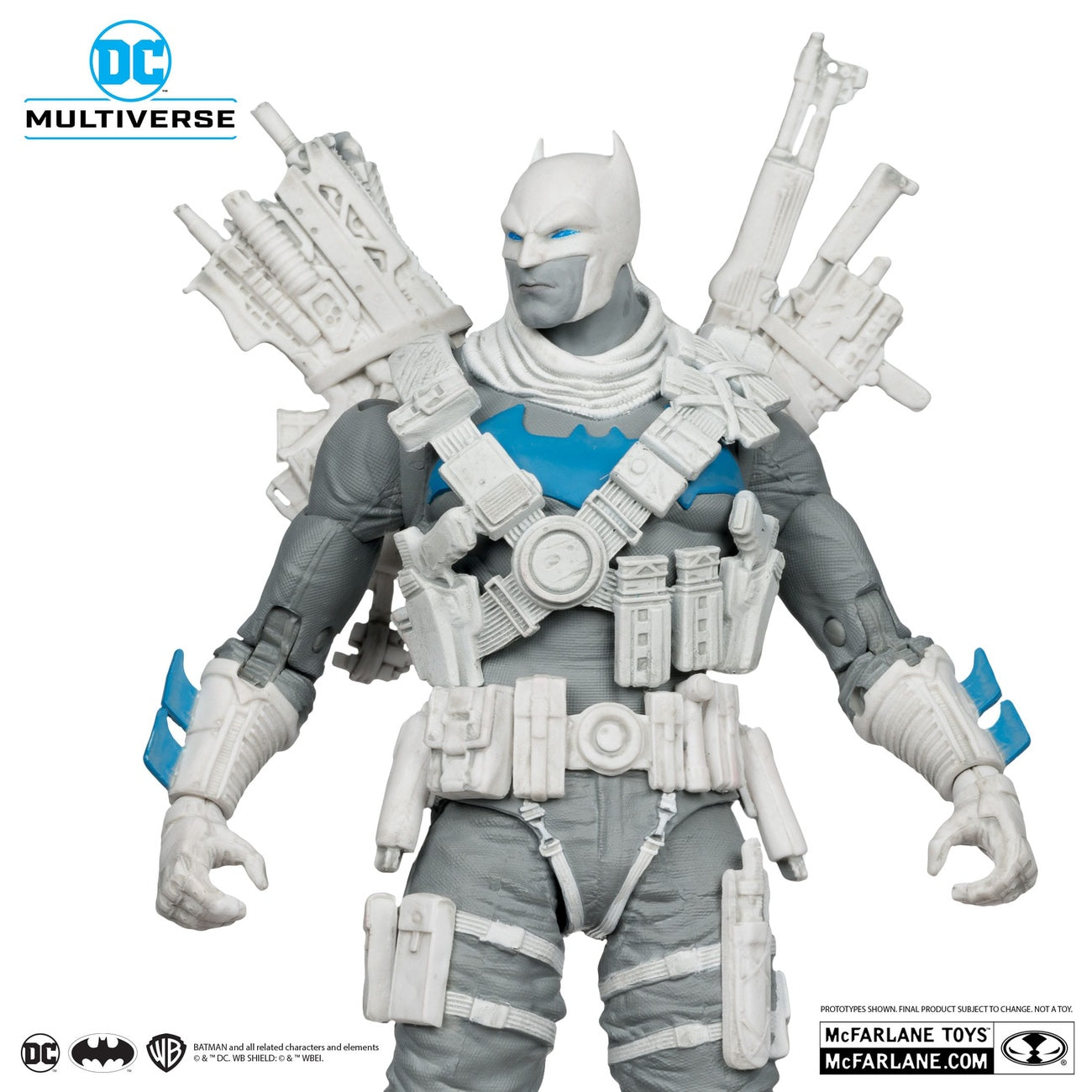Imagen del producto Figura de acción DC Multiverse The Grim Knight (Dark Nights: Metal) (Black & White Accent Edition) (Gold Label) 18 cm