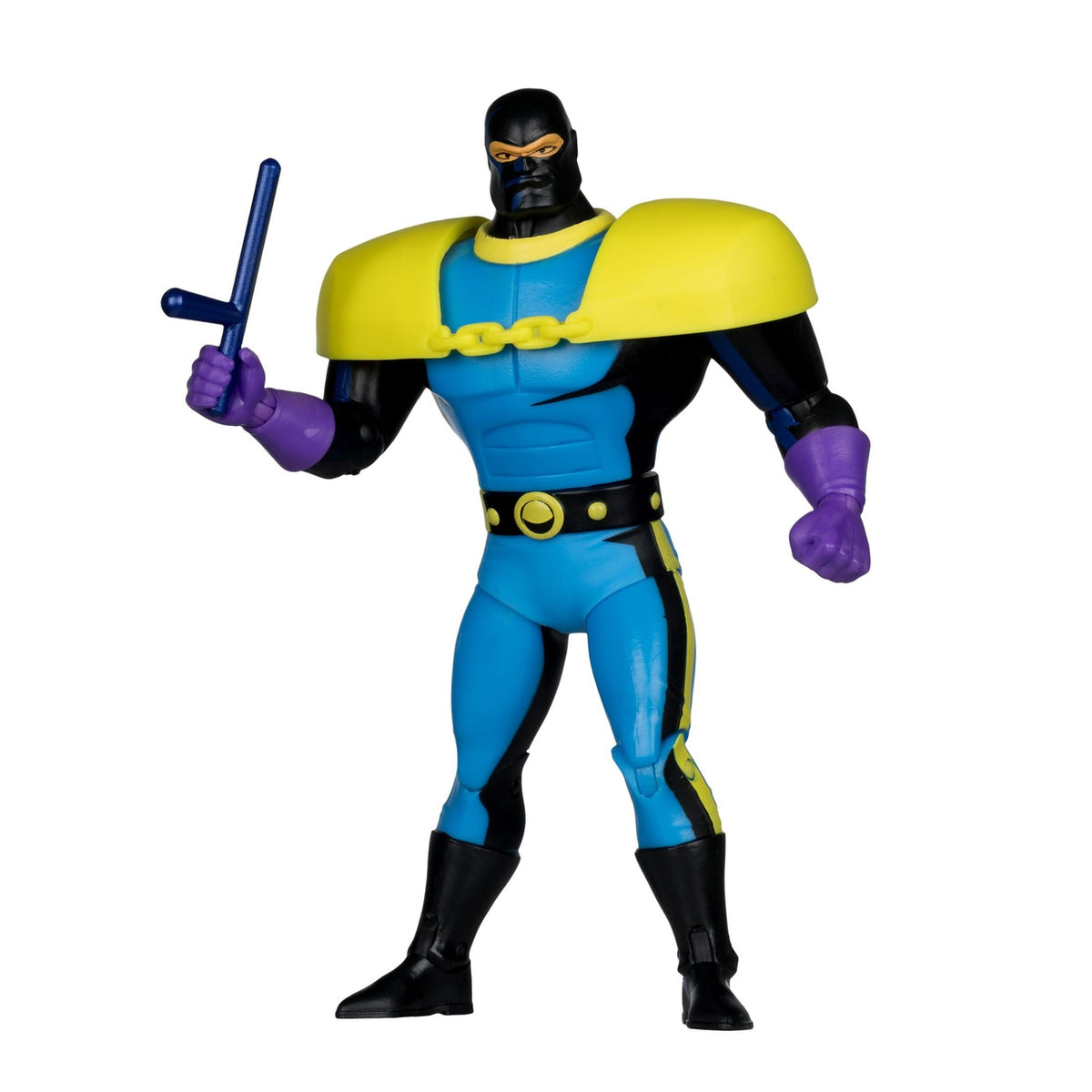 Imagen del producto Batman: La Serie Animada figura de acción DC Direct Build-A Wave 5 Lock-Up Black Light Edition (Gold Label) 15 cm