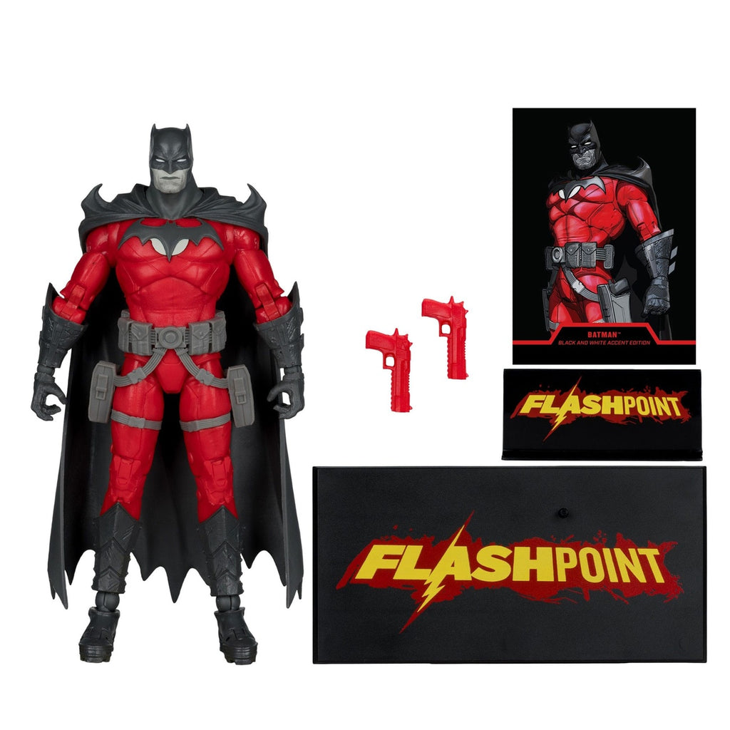 Product image DC Multiverse Action Figure Batman (Flashpoint) (Black & White Accent Edition) (Gold Label) 18 cm