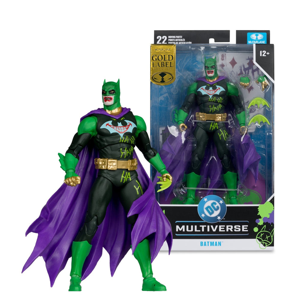 Imagen del producto Figura de acción DC Multiverse Batman (Joker War) (Jokerized) (Gold Label) 18 cm