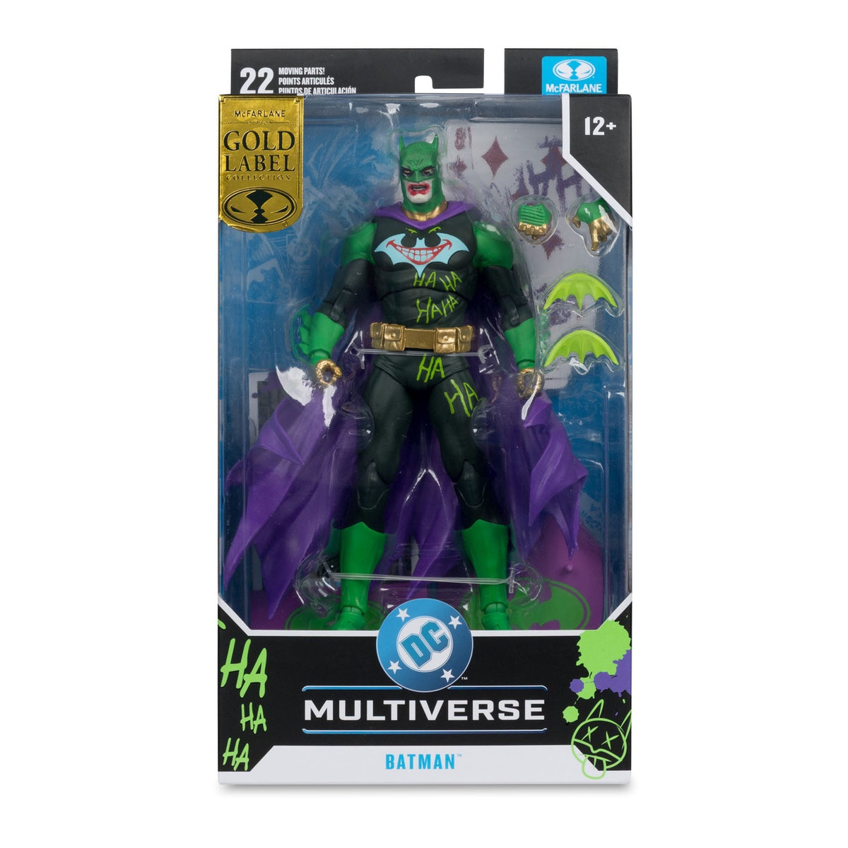 Imagen del producto Figura de acción DC Multiverse Batman (Joker War) (Jokerized) (Gold Label) 18 cm