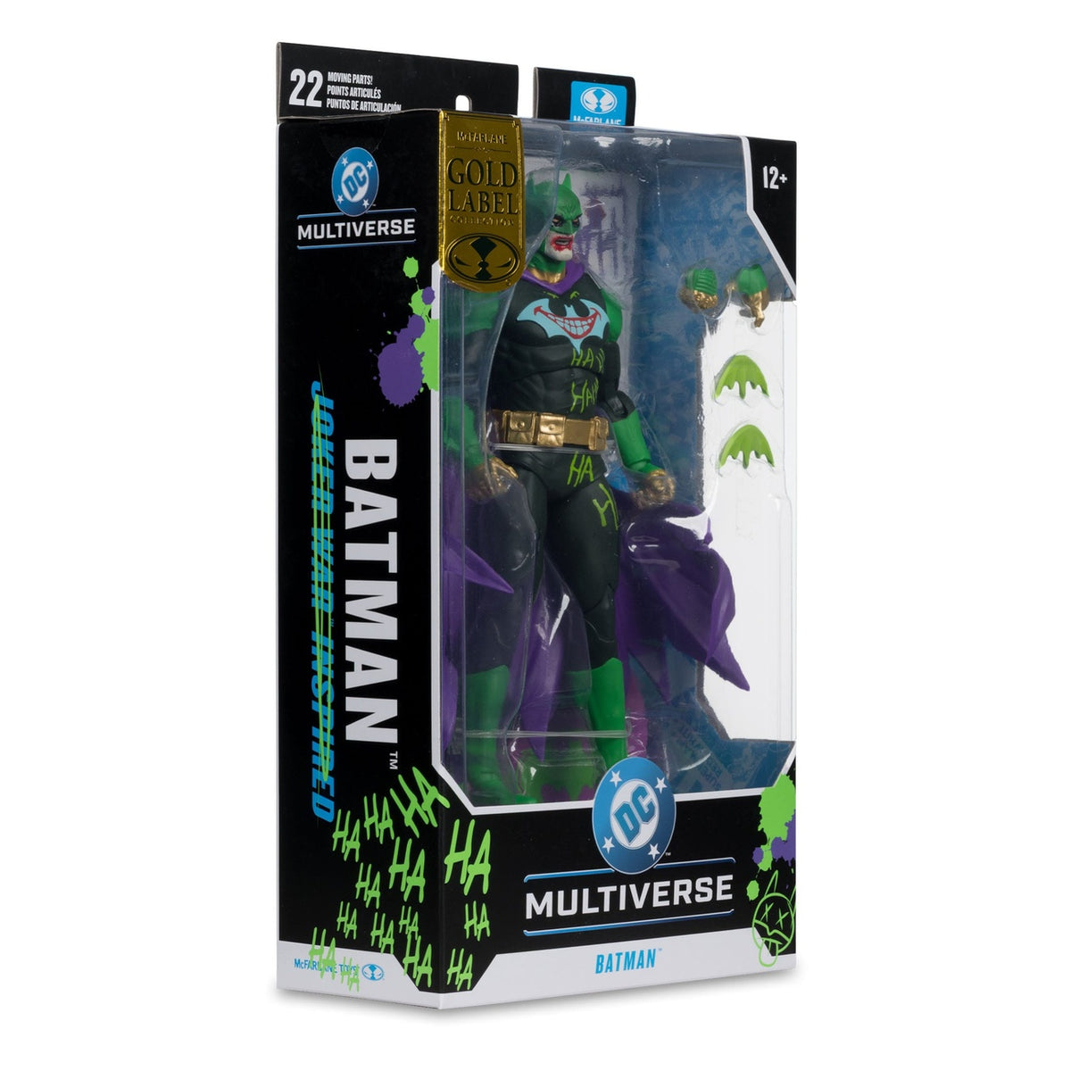 Imagen del producto Figura de acción DC Multiverse Batman (Joker War) (Jokerized) (Gold Label) 18 cm