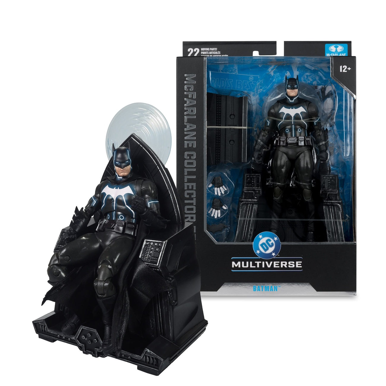 Product image DC Multiverse McFarlane Collector Edition Action Figure #47 Batman & Mobius Chair (Darkseid War) 18 cm