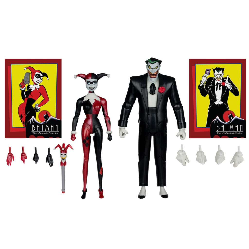 Imagen del producto Batman: The Animated Series Figuras de acción DC Direct Harley Quinn & The Joker (Mad Love) (Gold Label) 18 cm