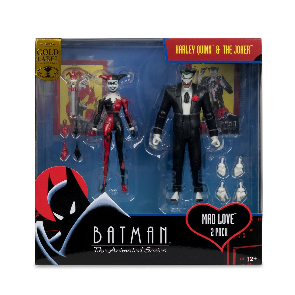 Imagen del producto Batman: The Animated Series Figuras de acción DC Direct Harley Quinn & The Joker (Mad Love) (Gold Label) 18 cm