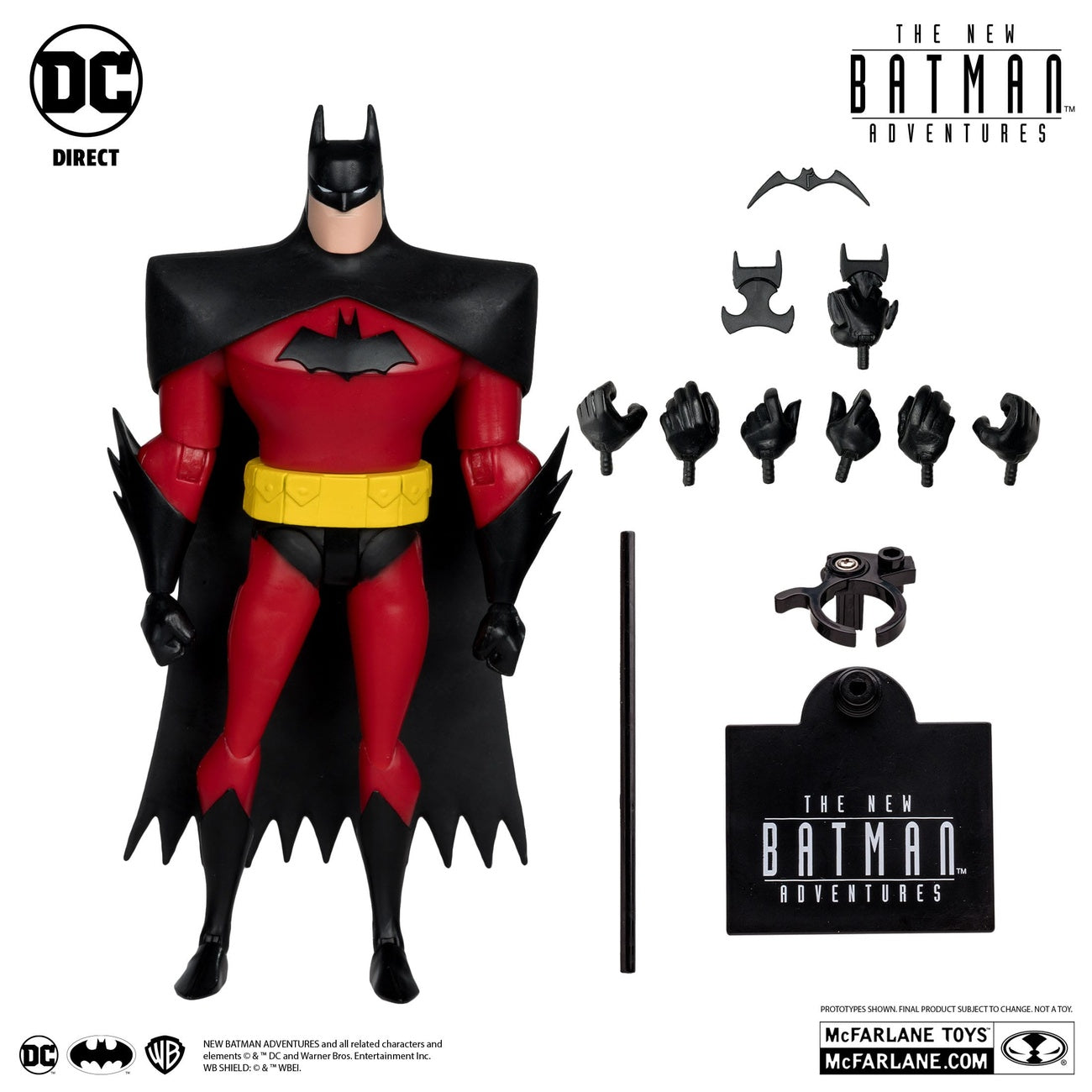 Imagen del producto The New Batman Adventure DC Multiverse figura de acción Batman (Silver) Platinum Edition 18 cm