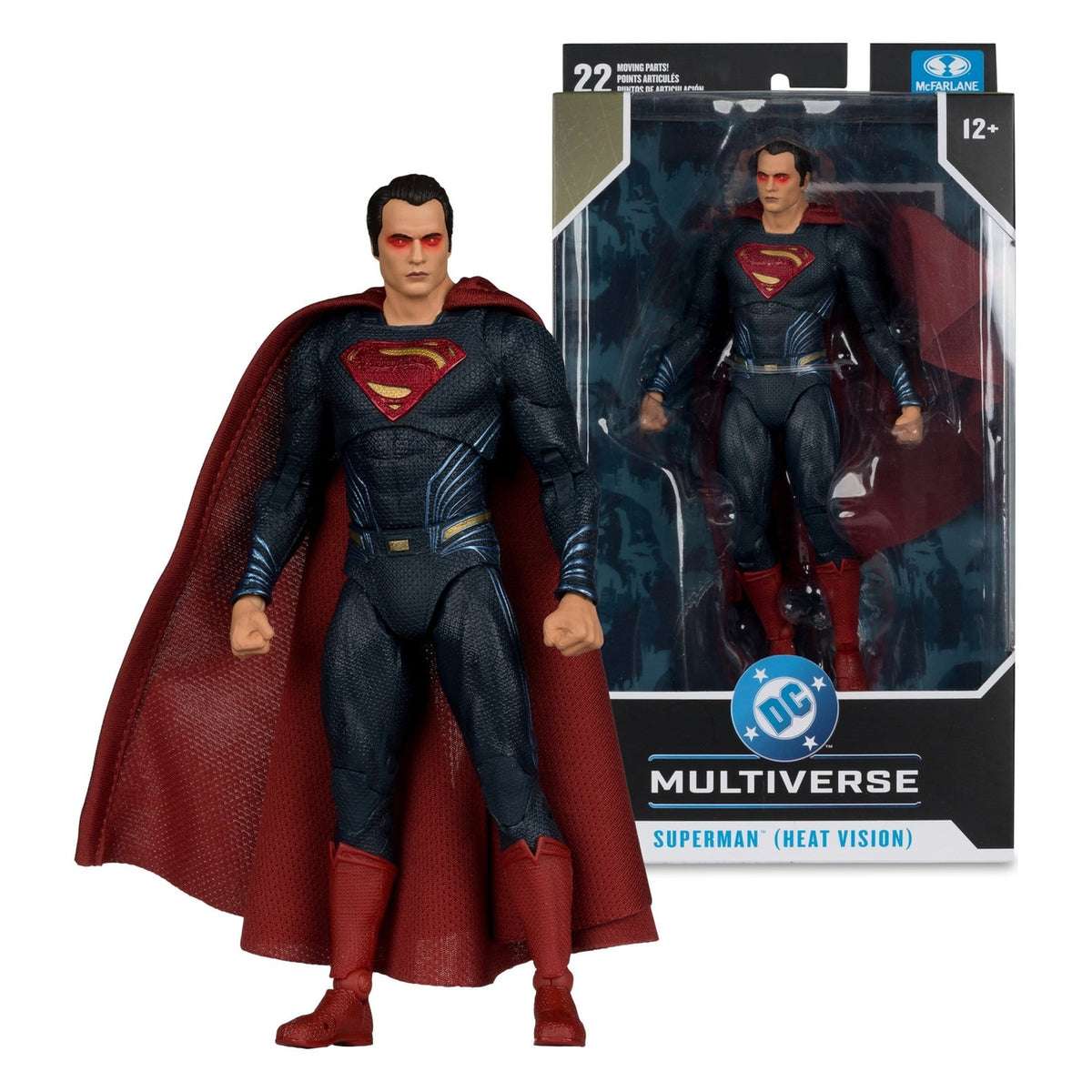 Imagen del producto Batman v Superman: El amanecer de la justicia (2016) Edición Cinematográfica DC Figura de acción Superman (Heat Vision) 19 cm